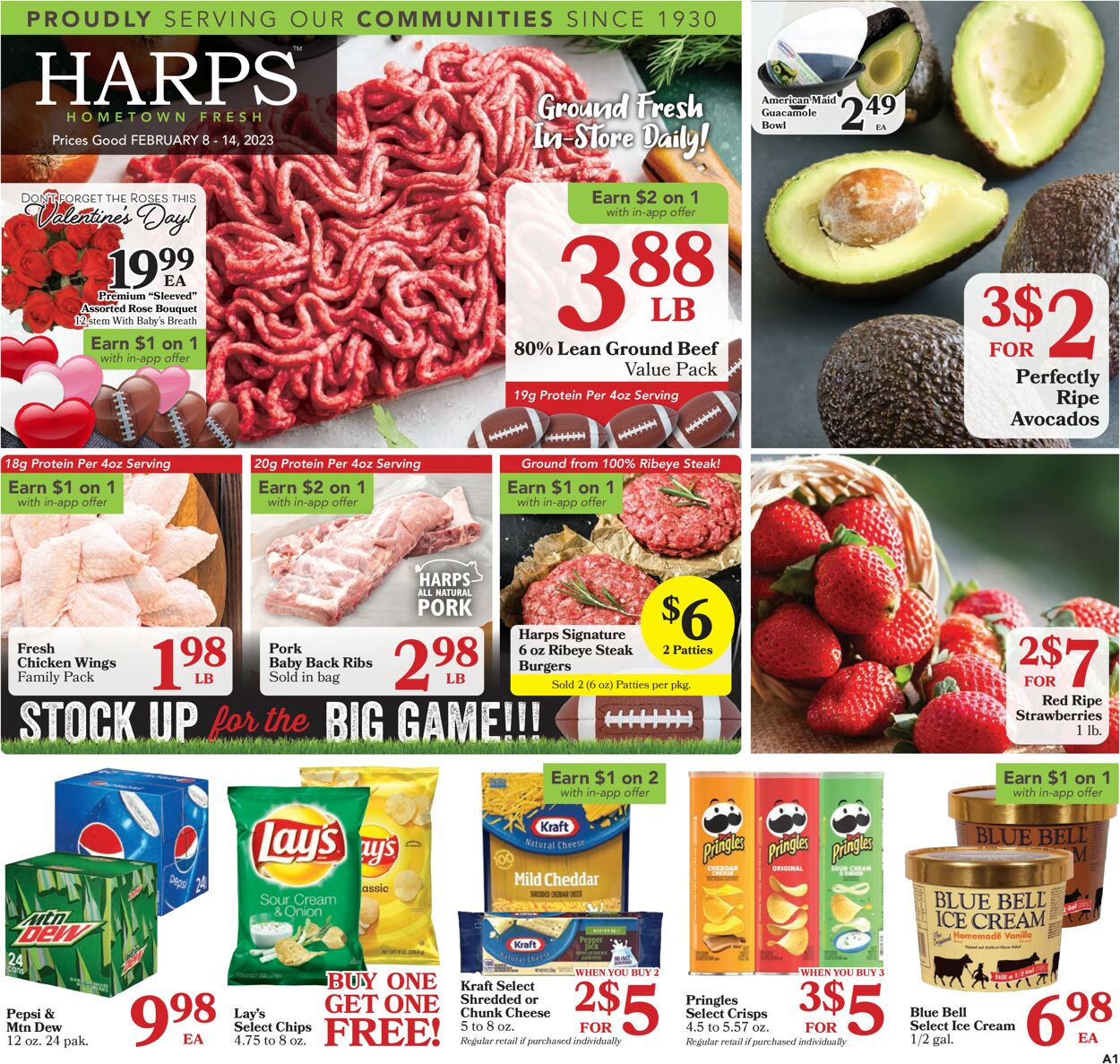Harps Foods Ad from 02/08/2023