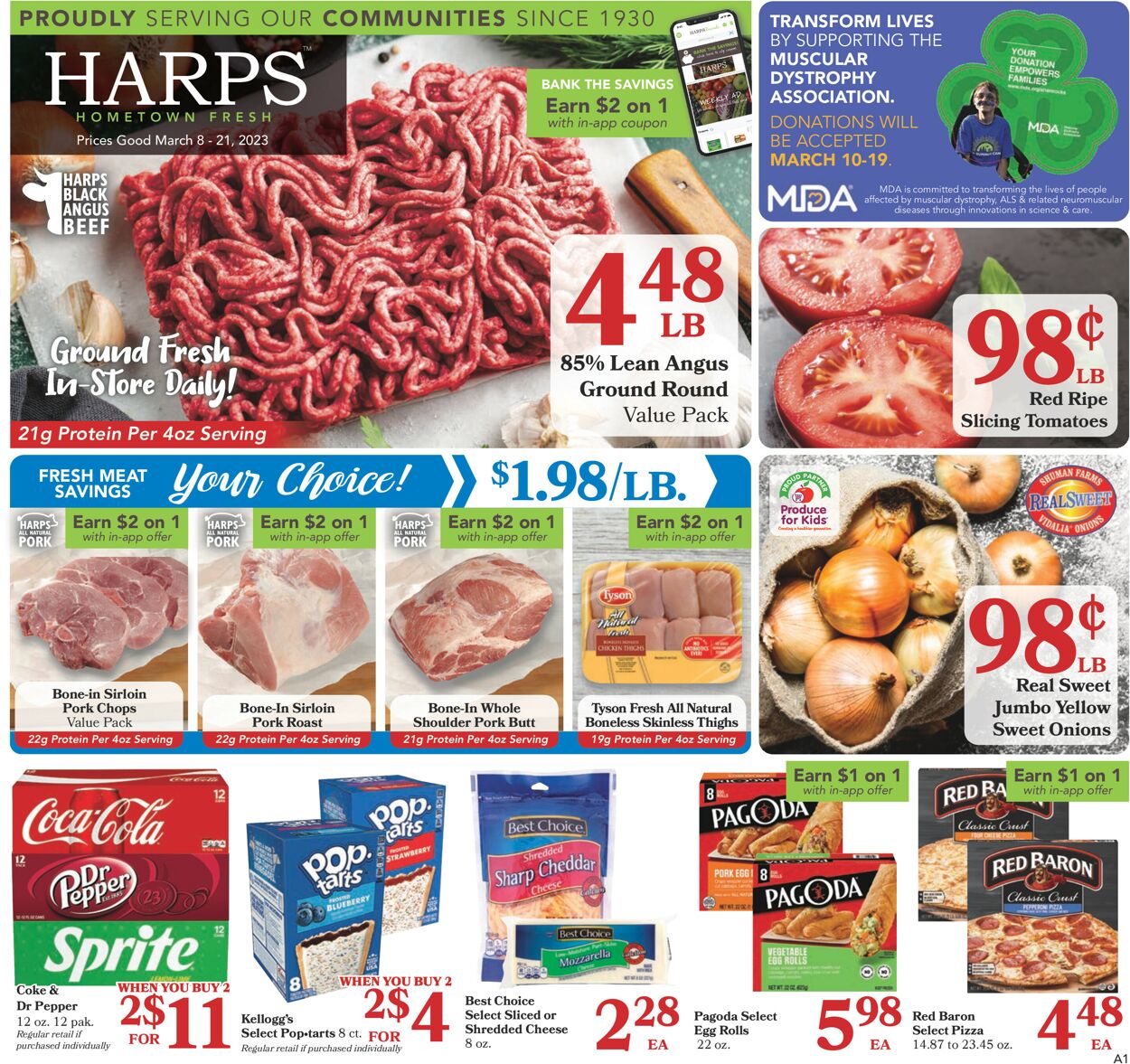 Harps Foods Ad from 03/08/2023