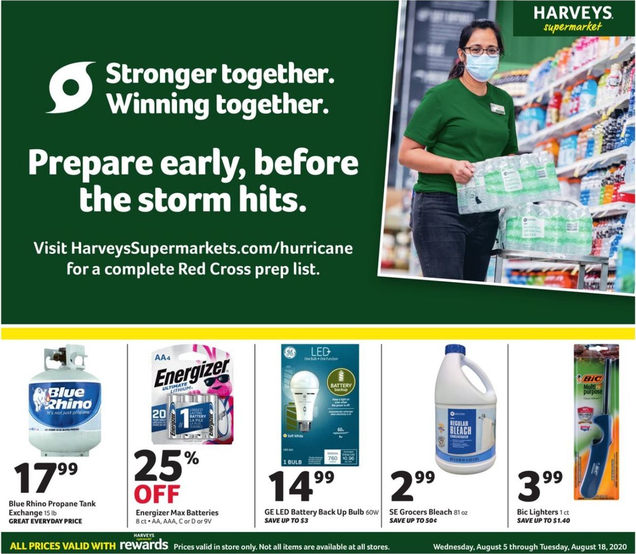 Harveys Supermarket Ad from 08/05/2020