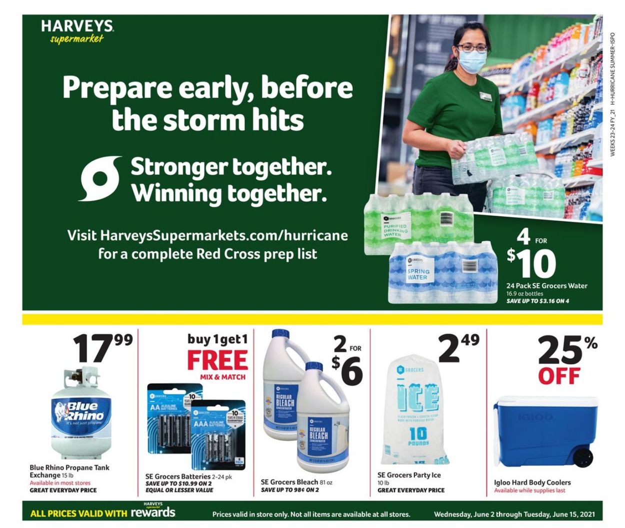 Harveys Supermarket Ad from 06/02/2021
