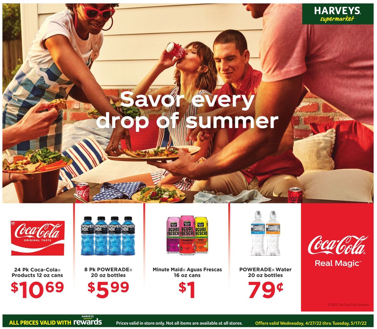 Harveys Supermarket Ad from 04/27/2022