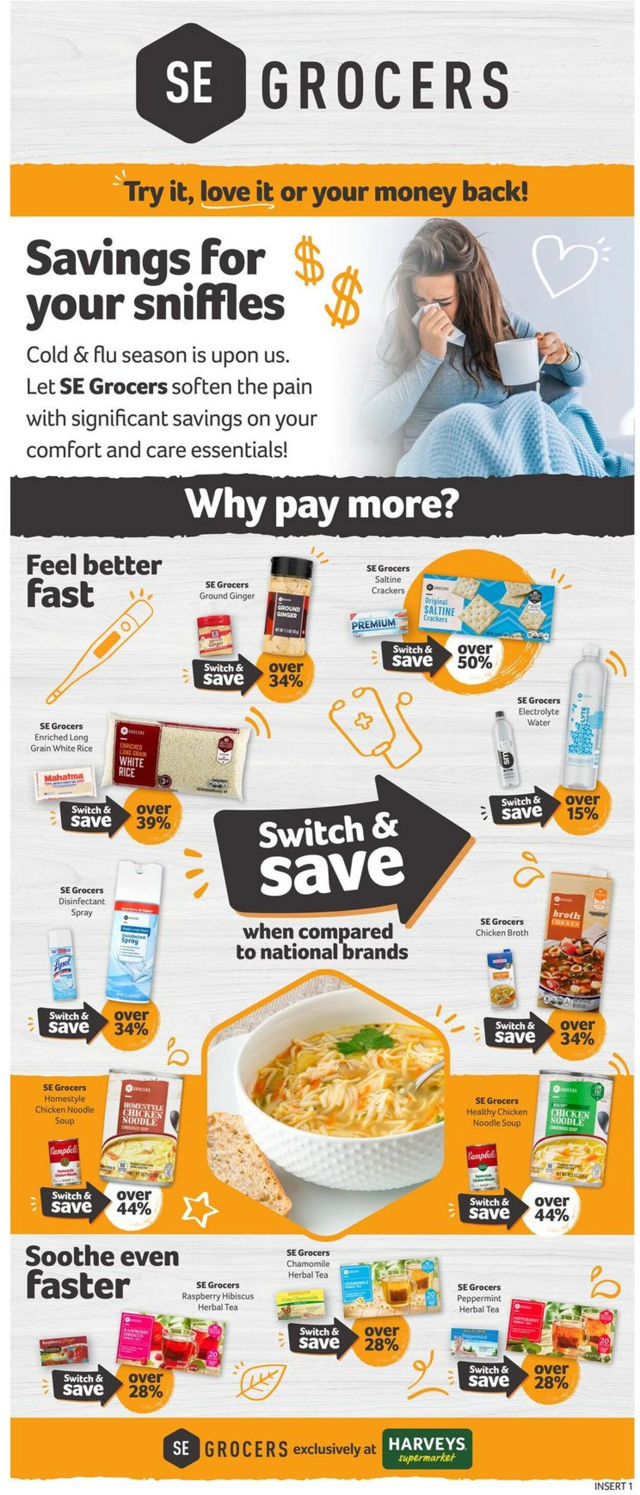 Harveys Supermarket Ad from 11/02/2022