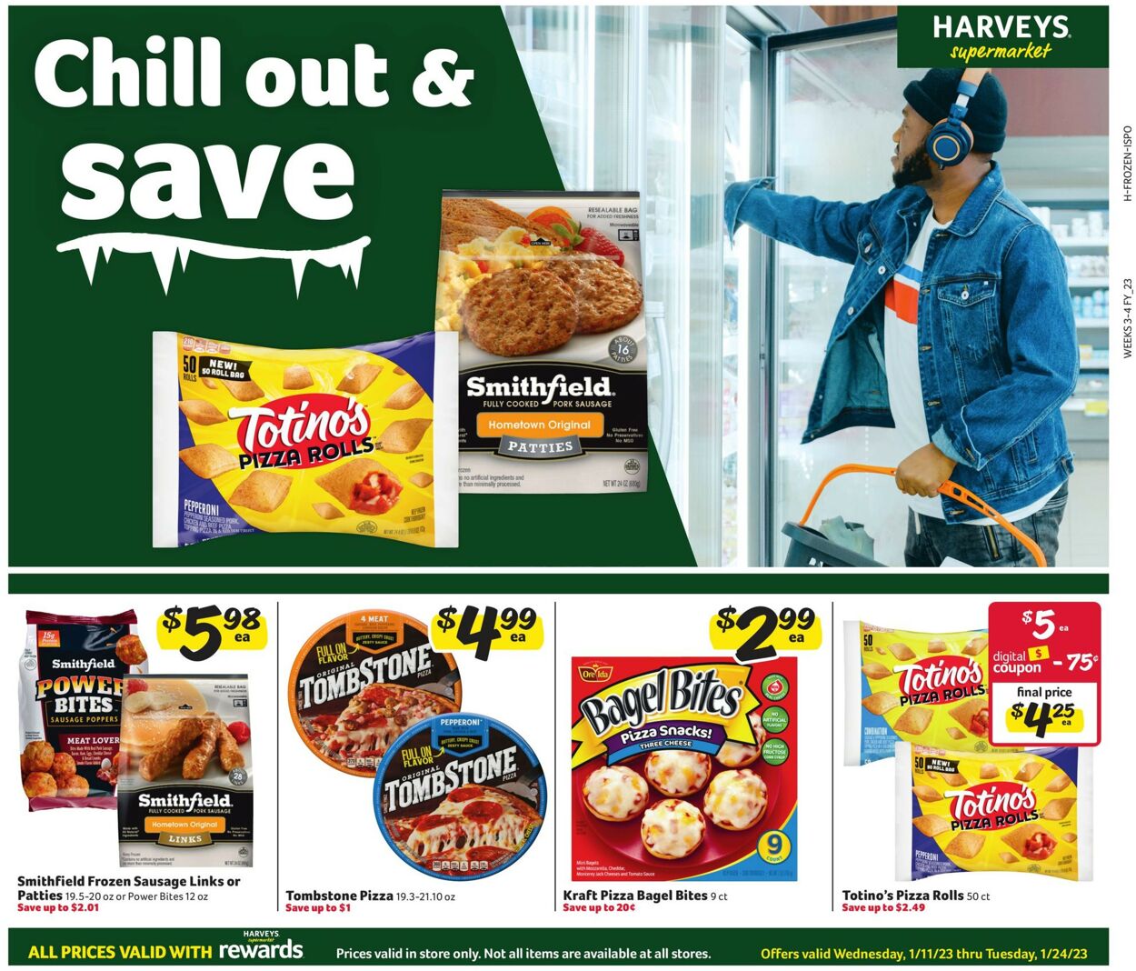 Harveys Supermarket Ad from 01/11/2023