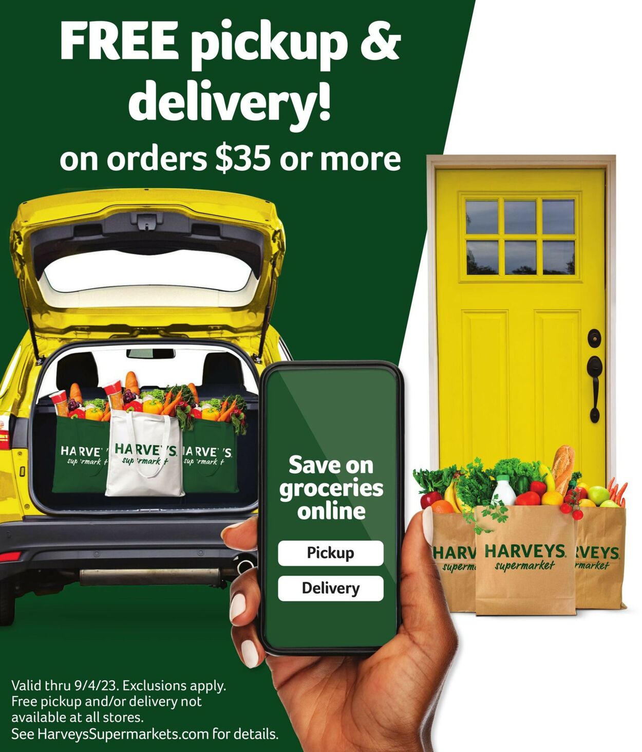 Harveys Supermarket Ad from 08/16/2023