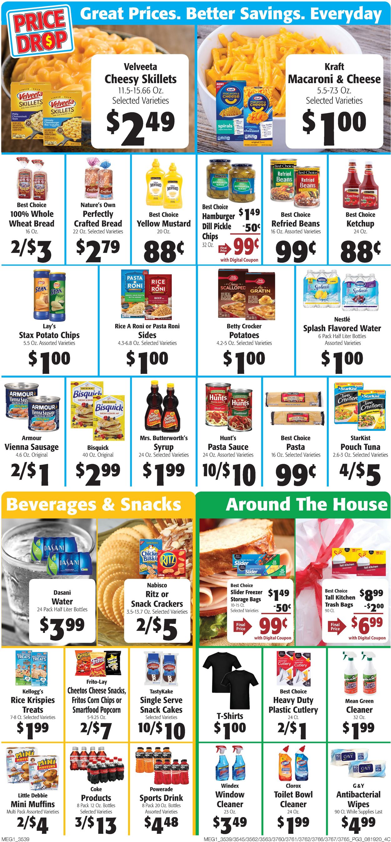 Hays Supermarket Ad from 08/19/2020