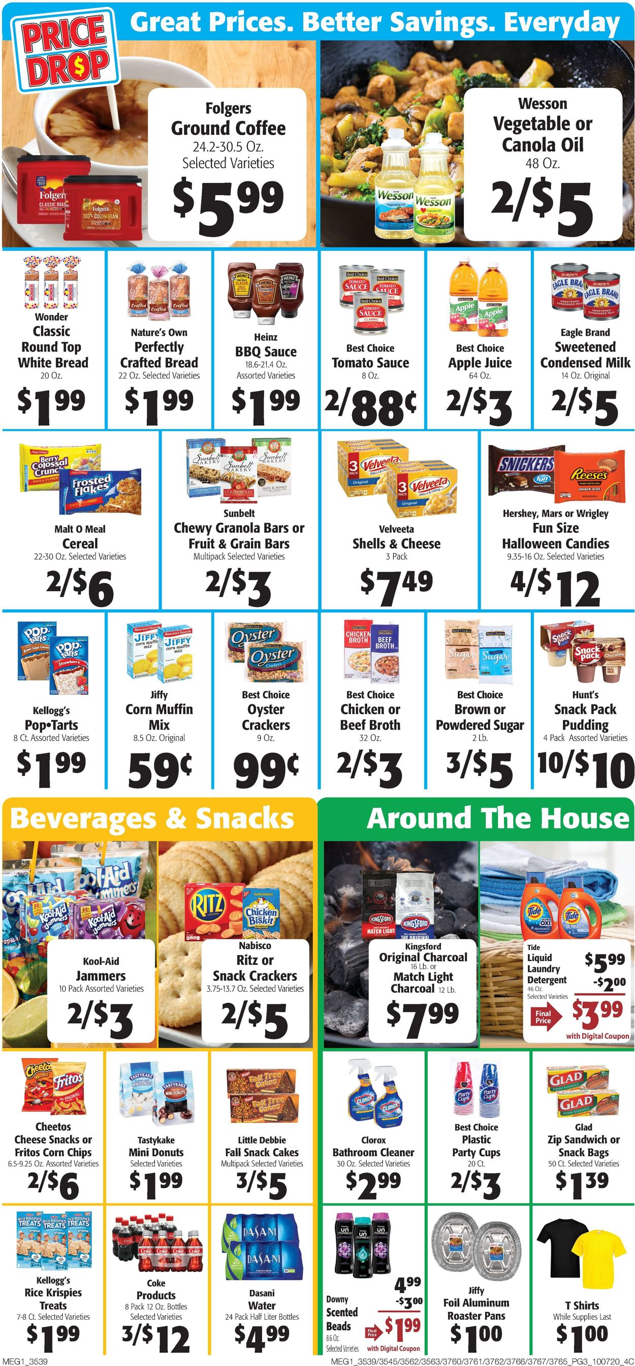 Hays Supermarket Ad from 10/07/2020