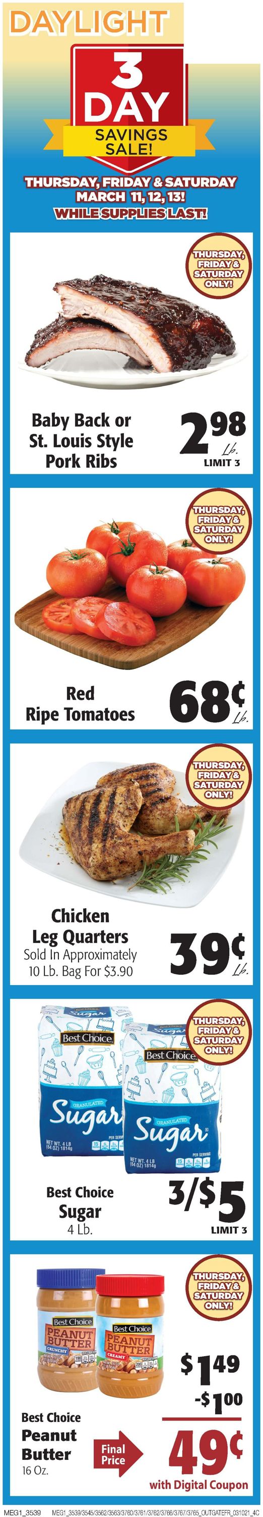 Hays Supermarket Ad from 03/10/2021