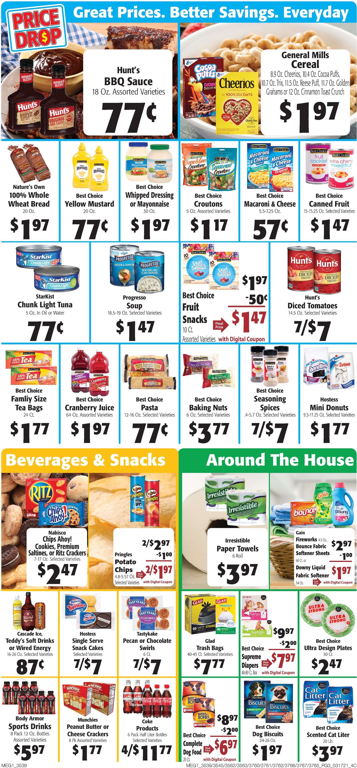 Hays Supermarket Ad from 03/17/2021