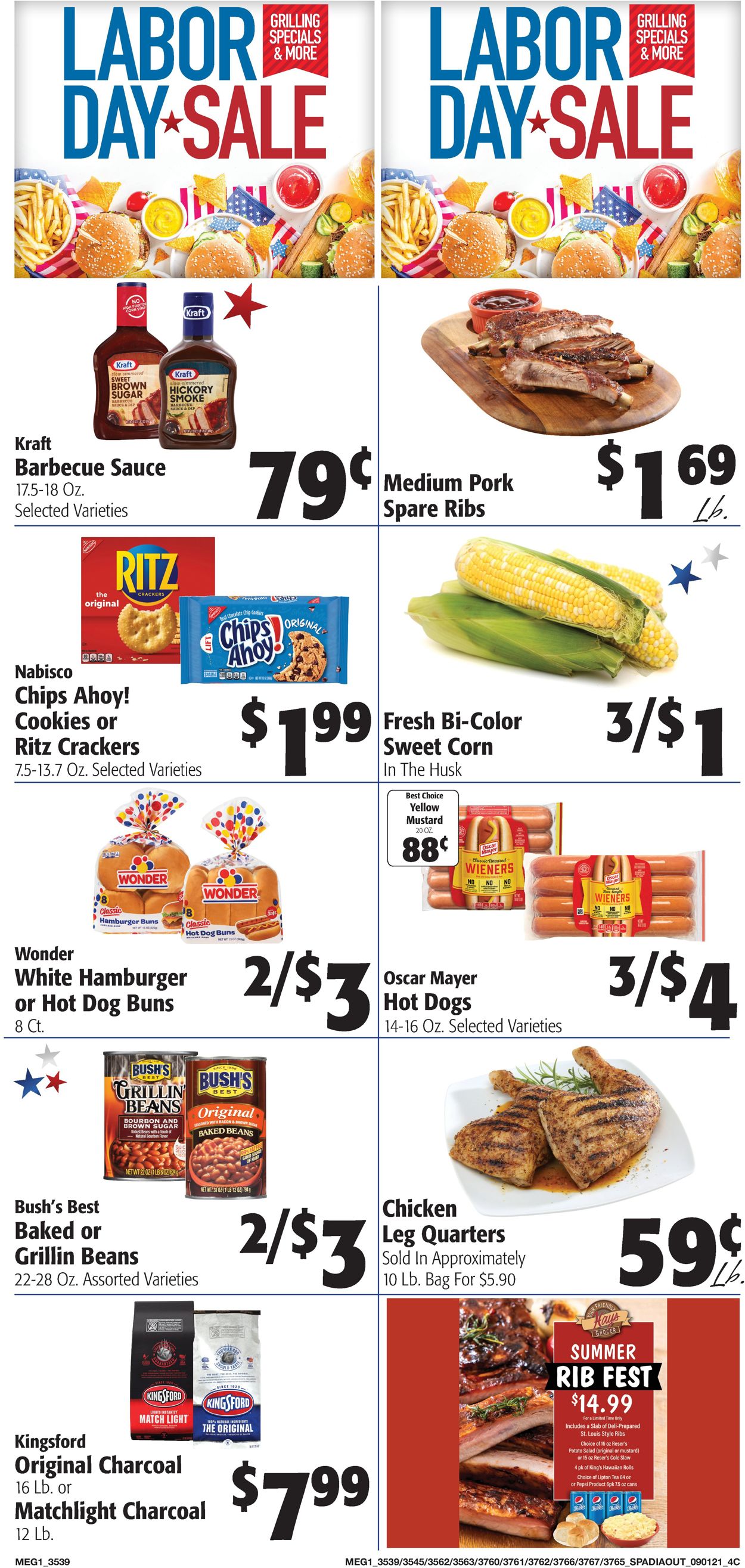 Hays Supermarket Ad from 09/01/2021