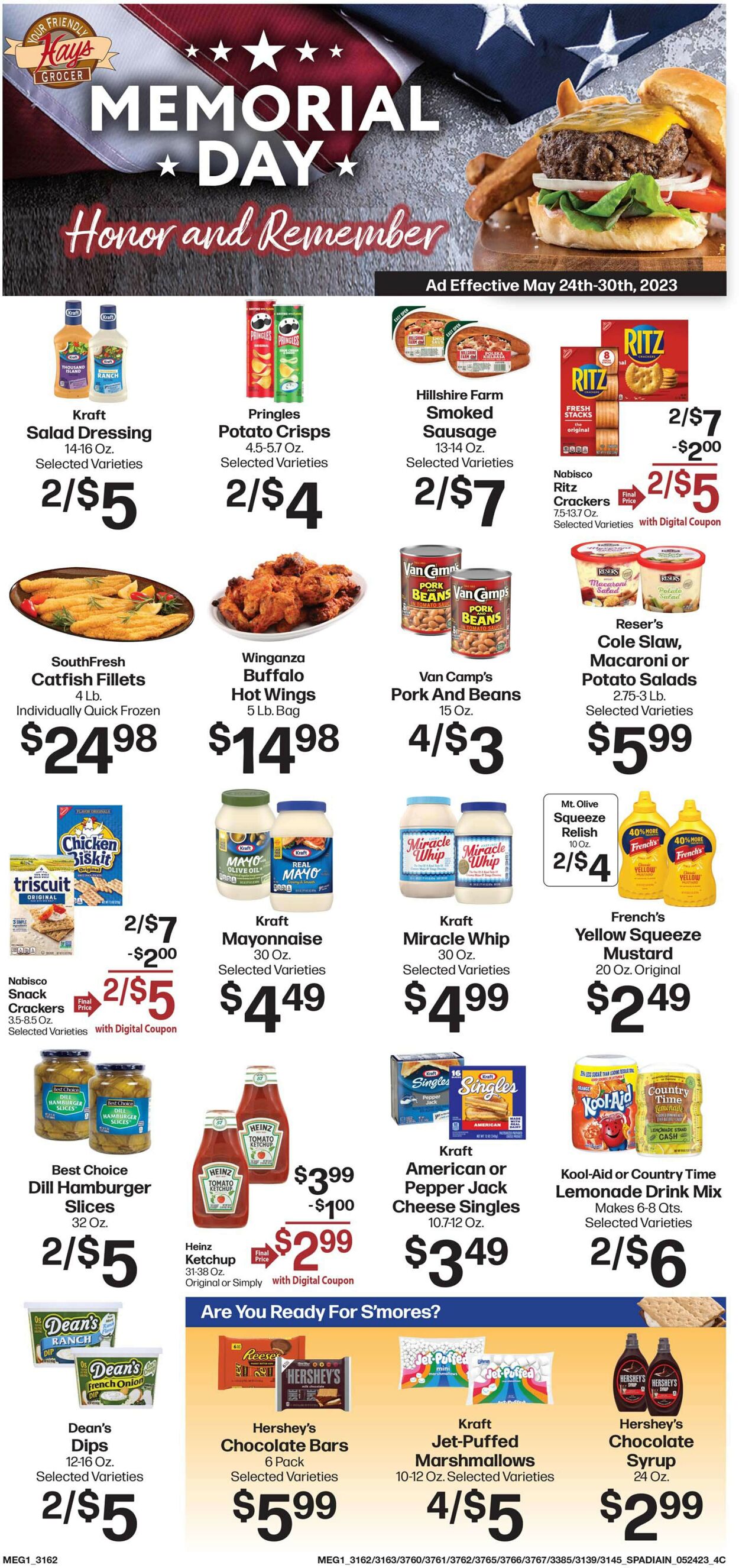 Hays Supermarket Ad from 05/24/2023