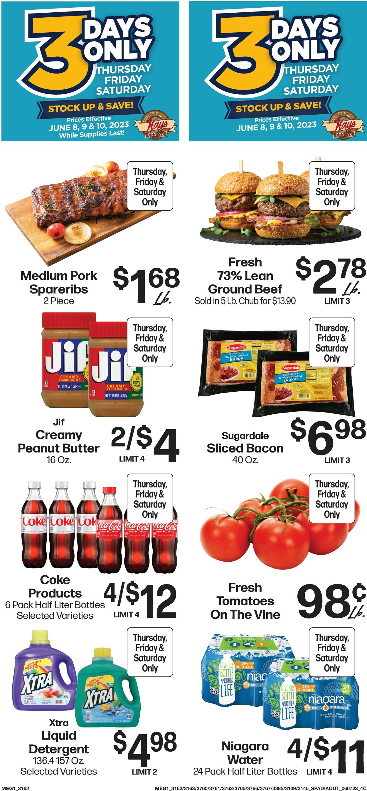 Hays Supermarket Ad from 06/07/2023