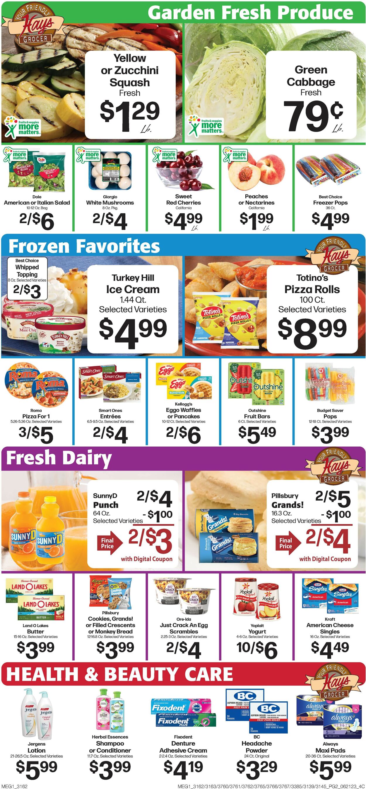 Hays Supermarket Ad from 06/21/2023