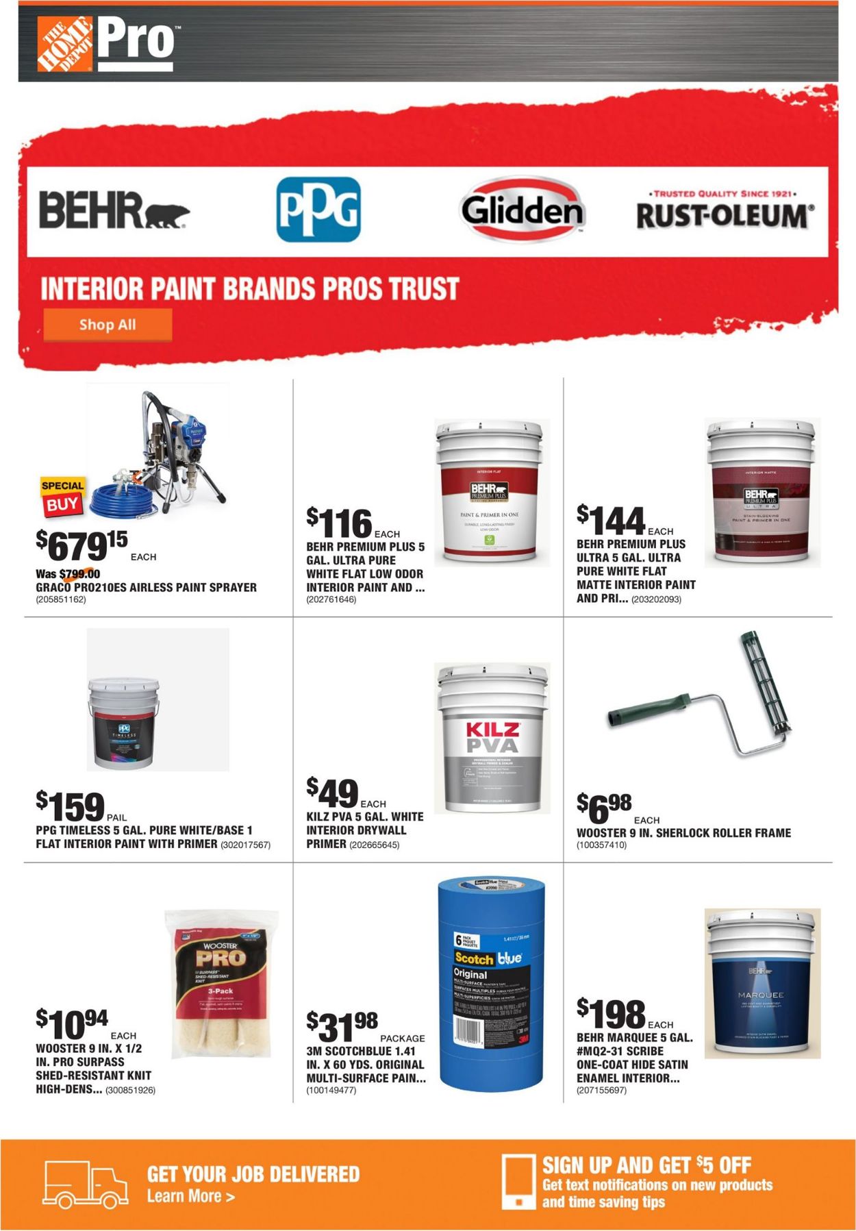 Home Depot Ad from 07/01/2019