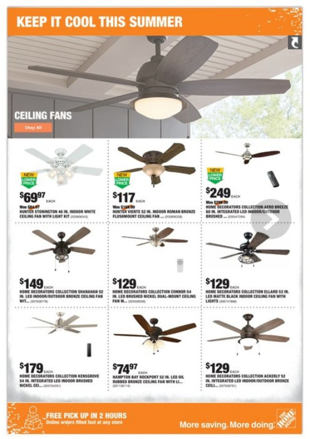 Home Depot Ad from 07/11/2019