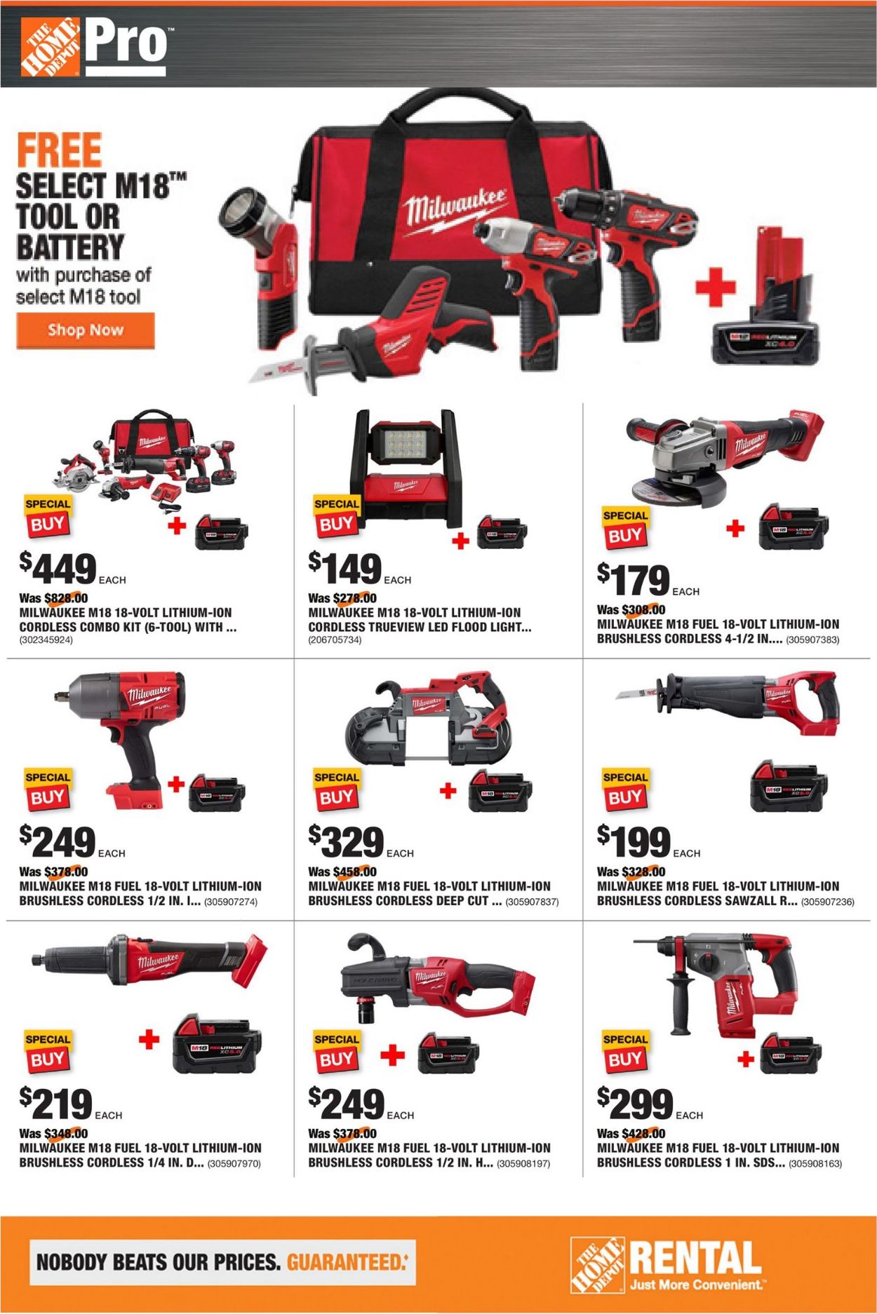 Home Depot Ad from 09/30/2019