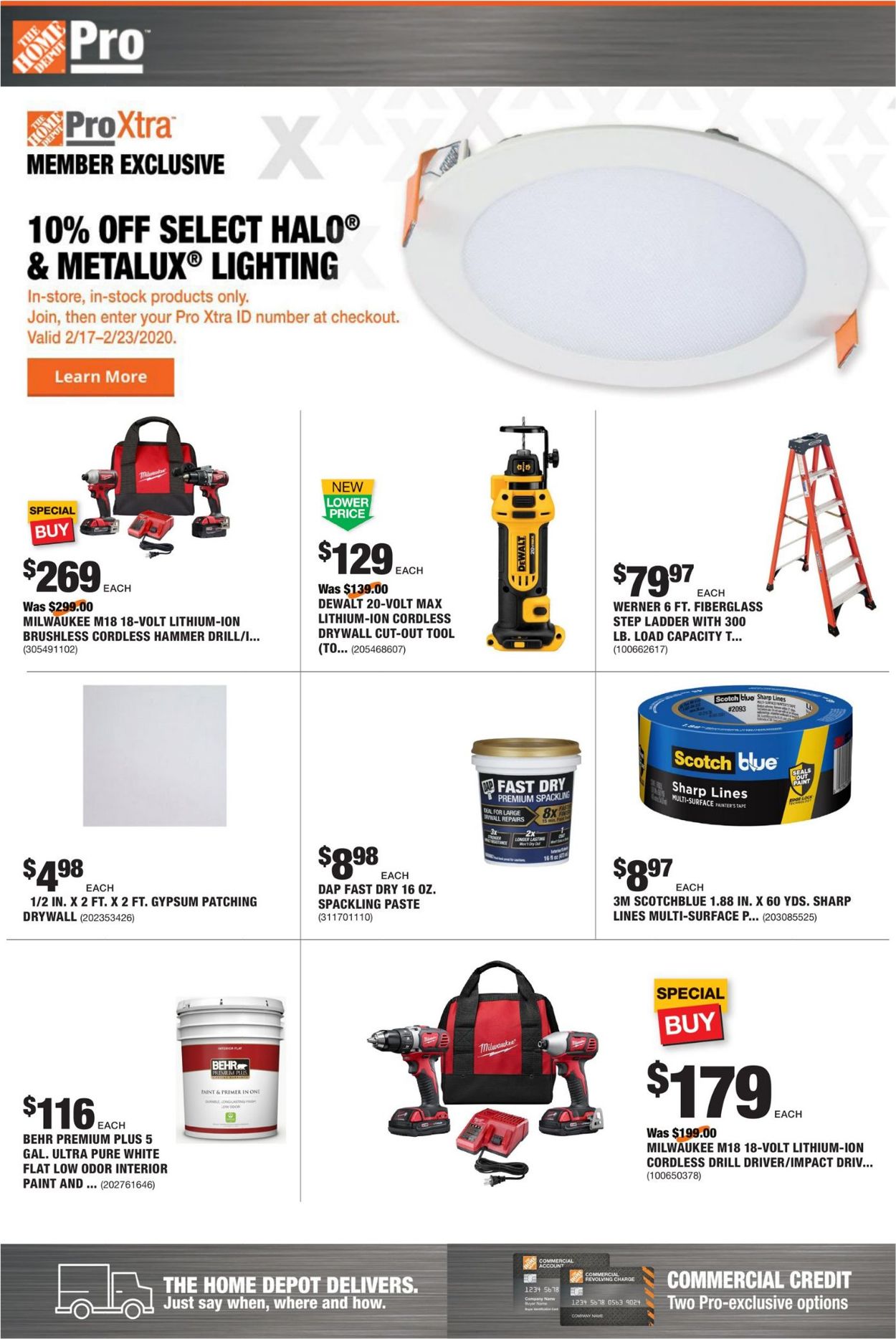 Home Depot Ad from 02/17/2020