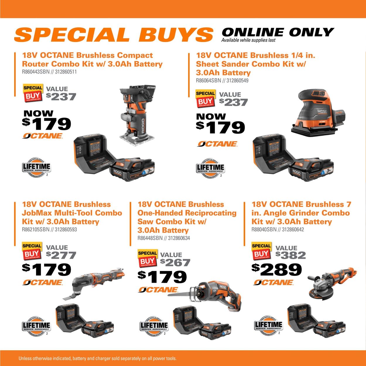 Home Depot Ad from 09/01/2020