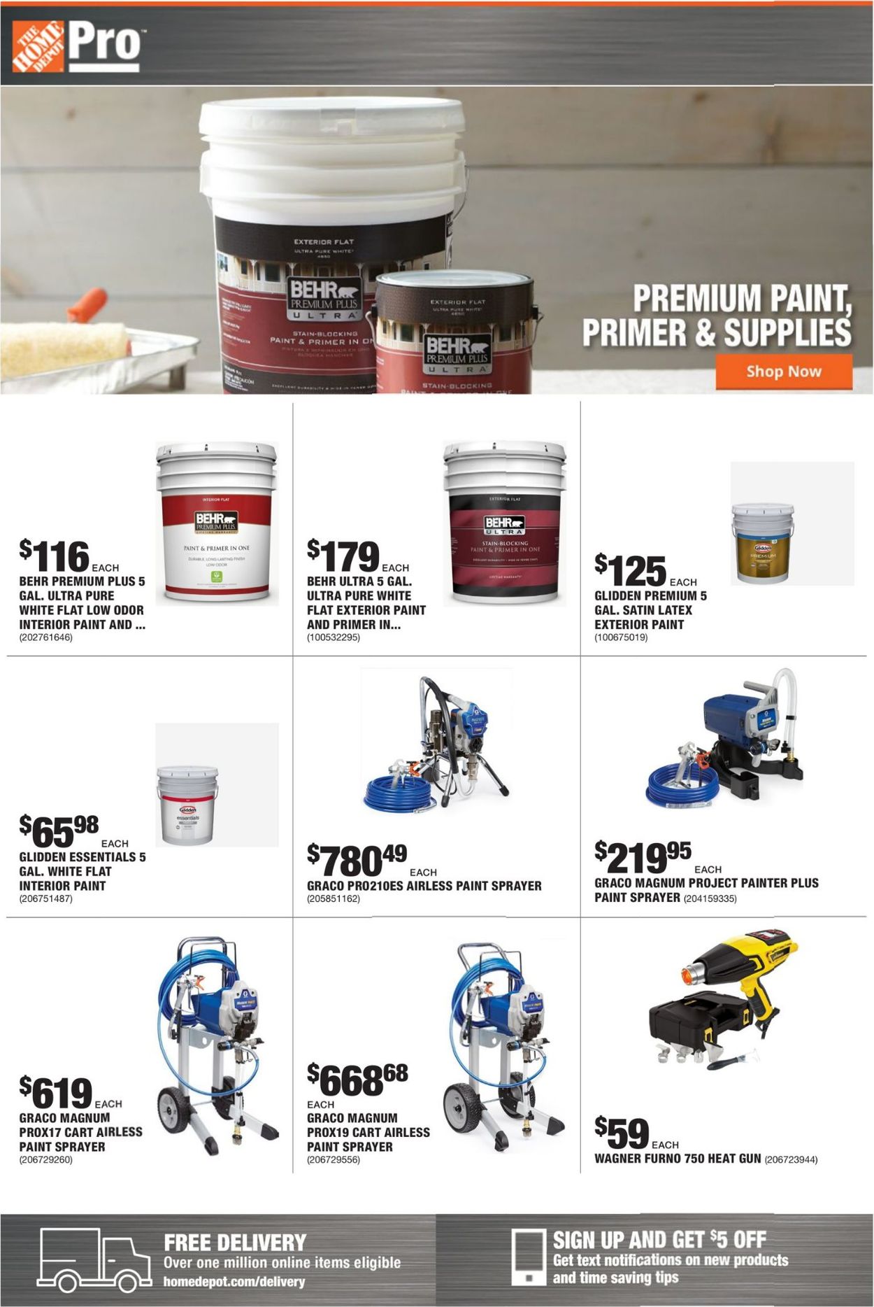 Home Depot Ad from 10/19/2020