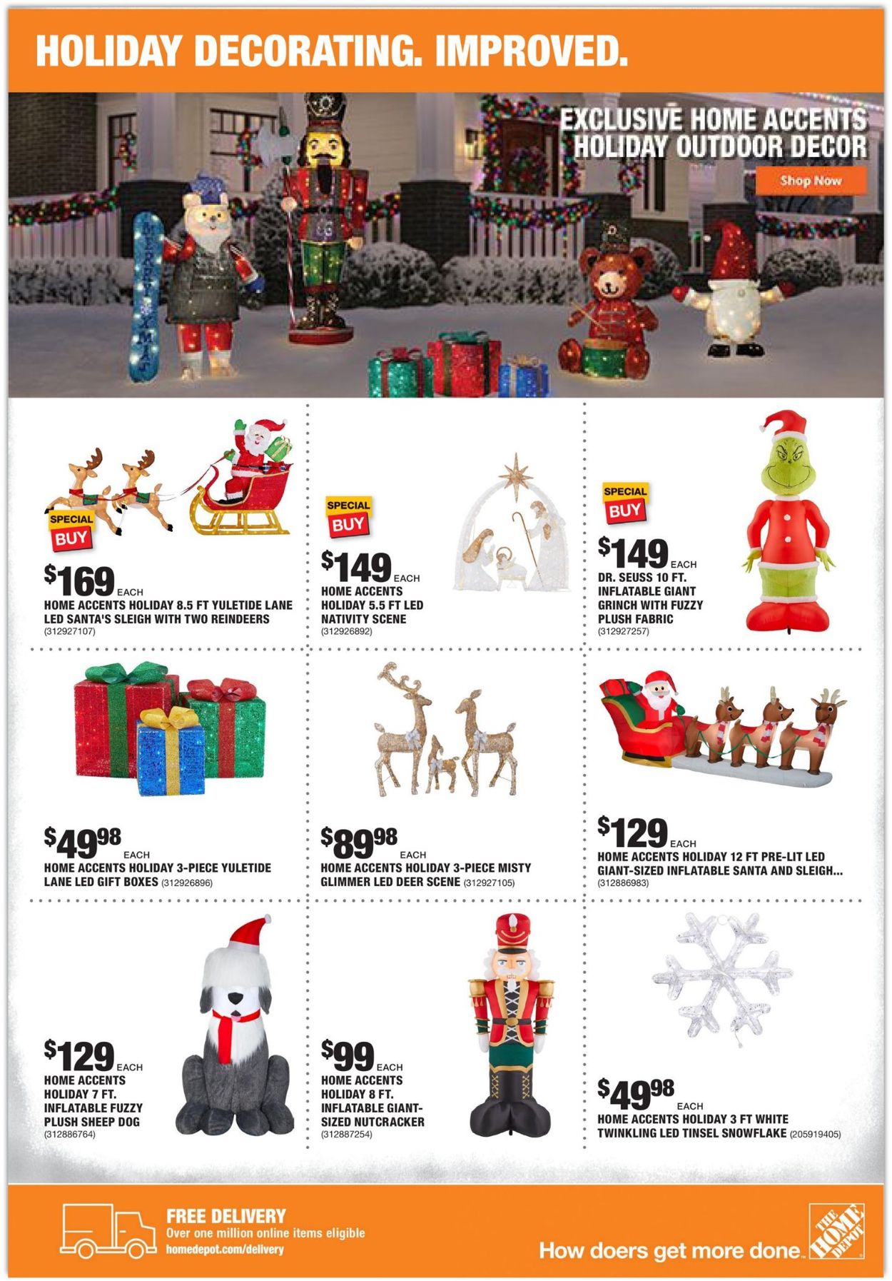 Home Depot Ad from 11/05/2020