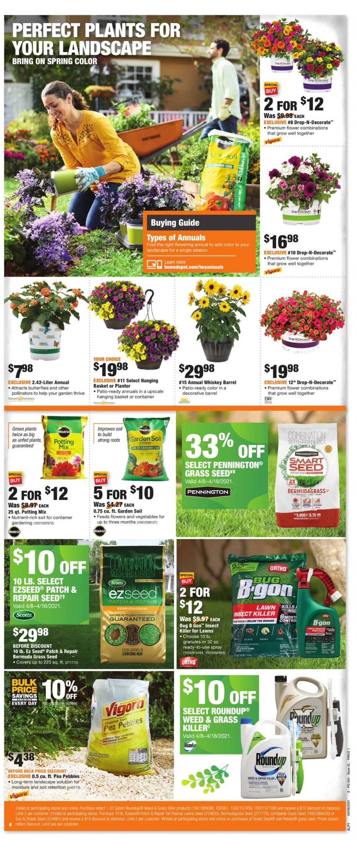 Home Depot Ad from 04/08/2021
