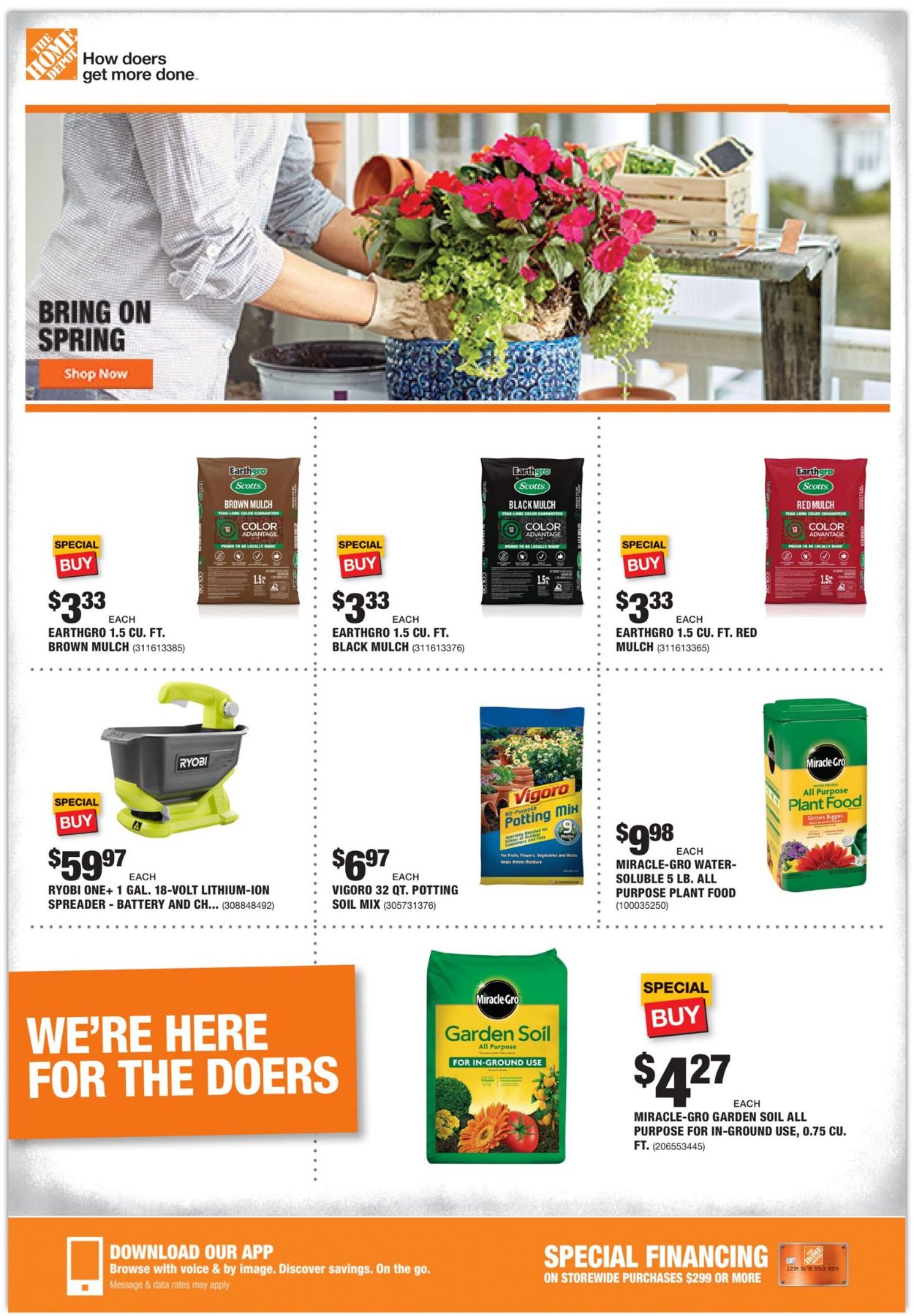 Home Depot Ad from 04/19/2021