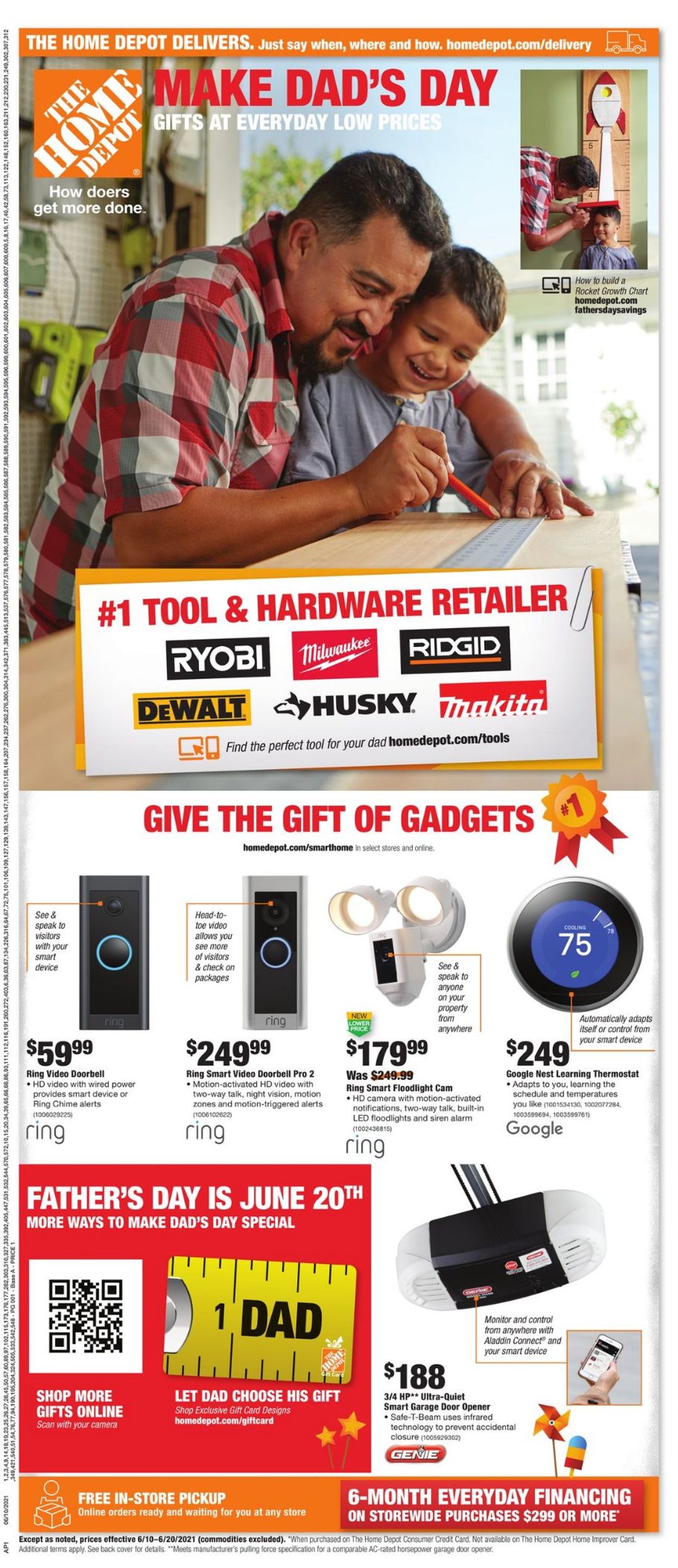Home Depot Ad from 06/10/2021