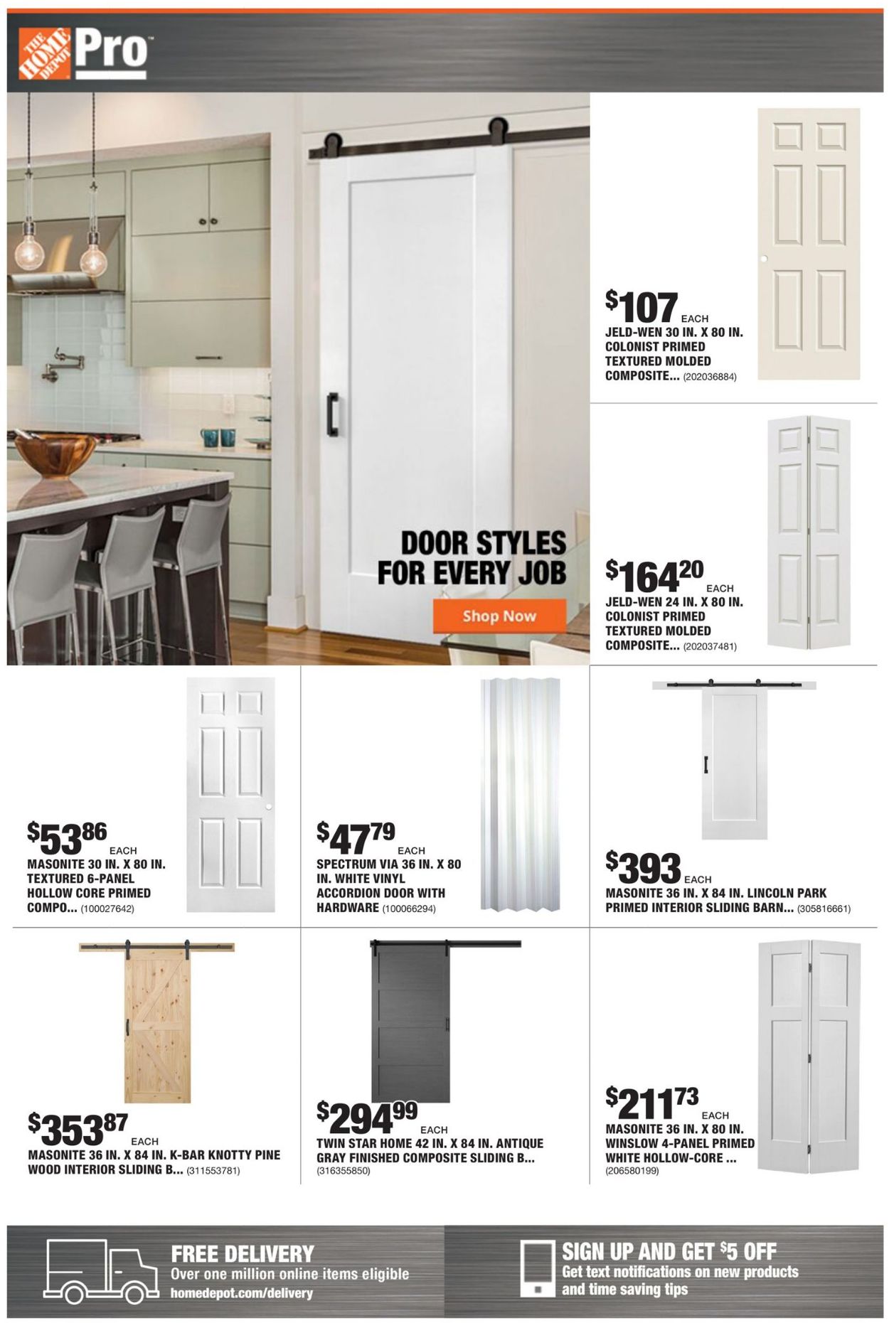 Home Depot Ad from 09/13/2021