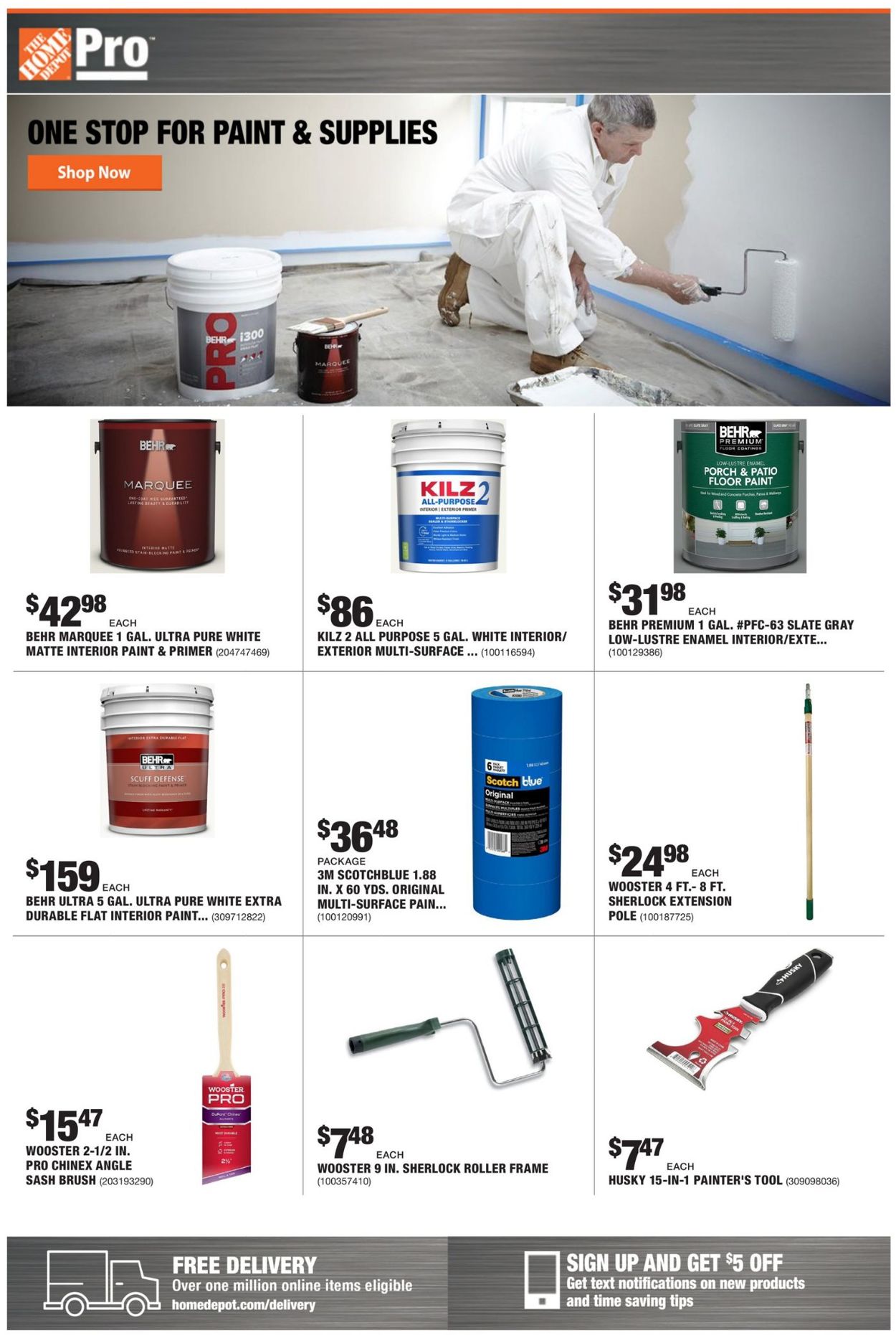 Home Depot Ad from 09/20/2021