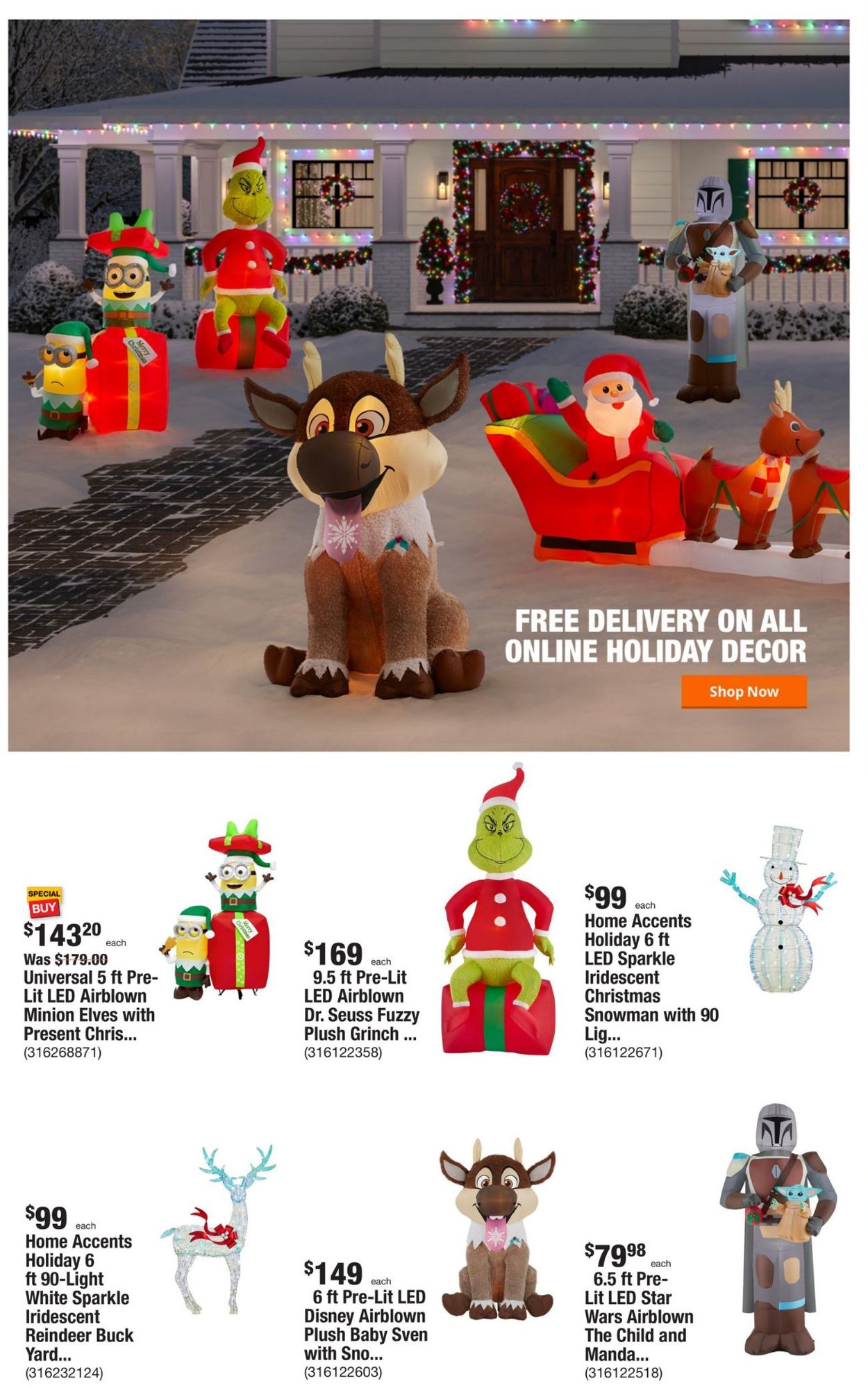 Home Depot Ad from 12/02/2021