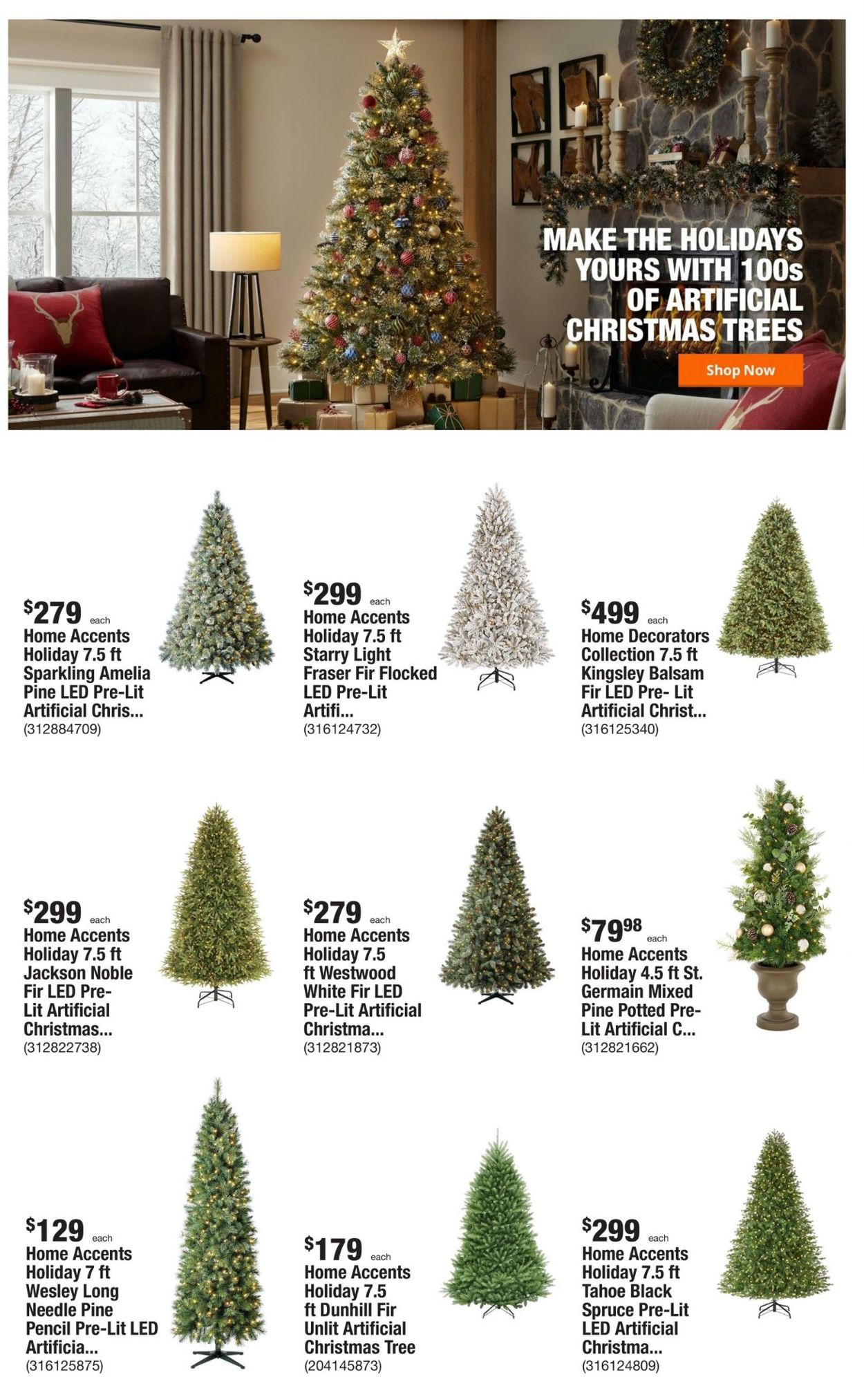 Home Depot Ad from 12/09/2021