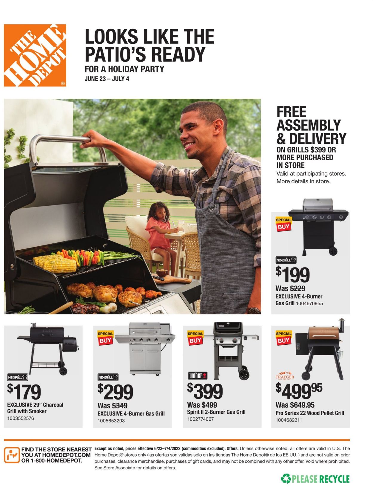 Home Depot Ad from 06/24/2022