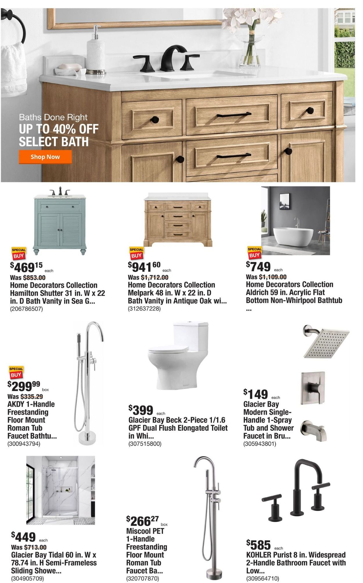Home Depot Ad from 08/04/2022