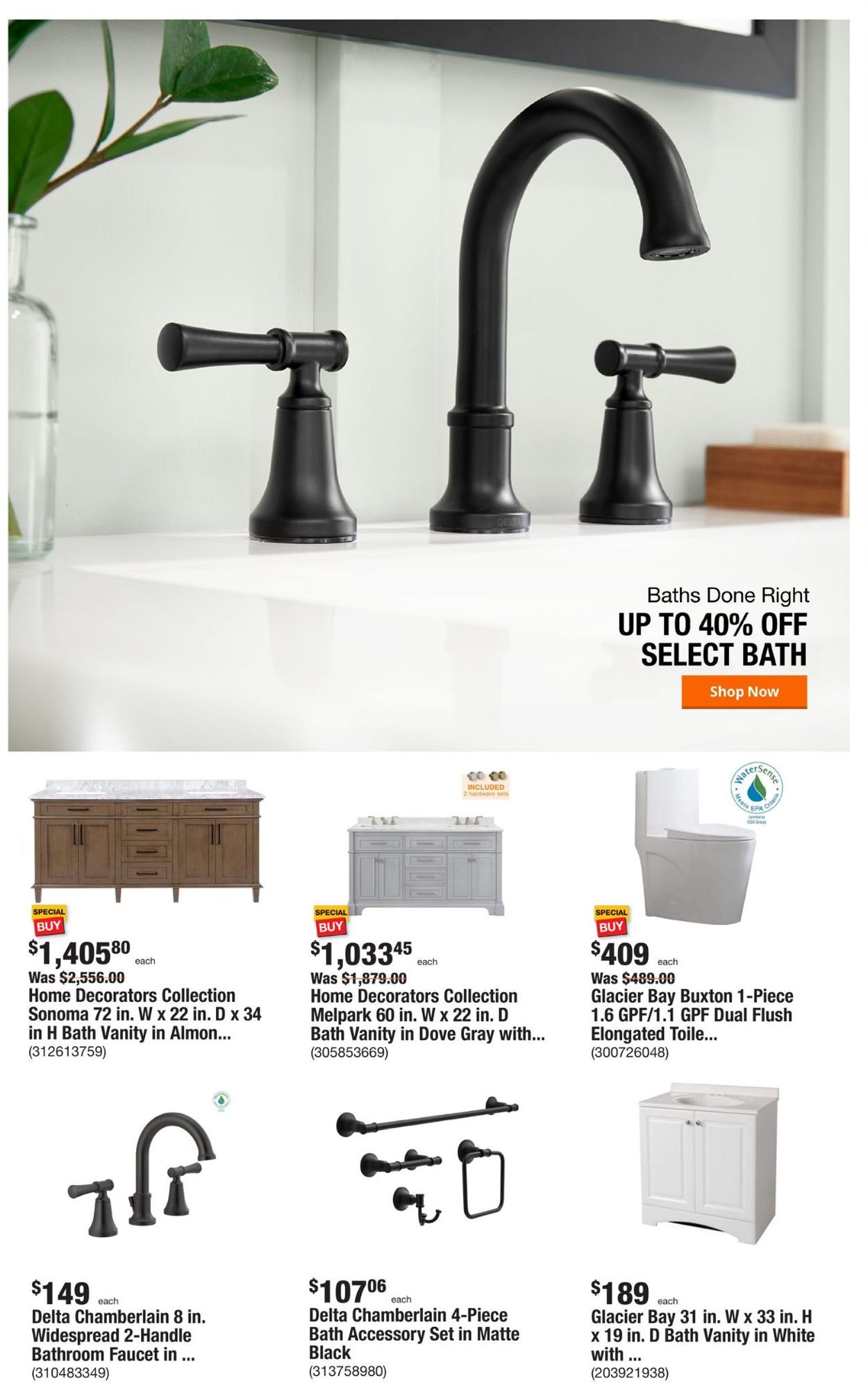 Home Depot Ad from 08/11/2022