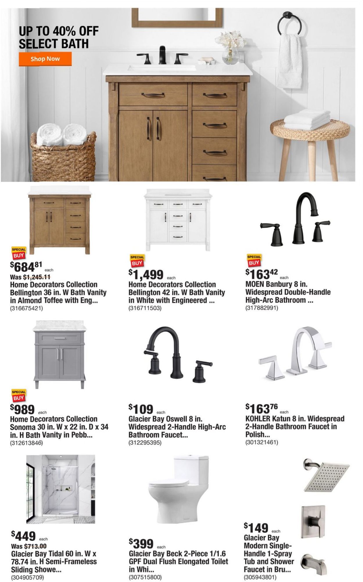 Home Depot Ad from 08/15/2022