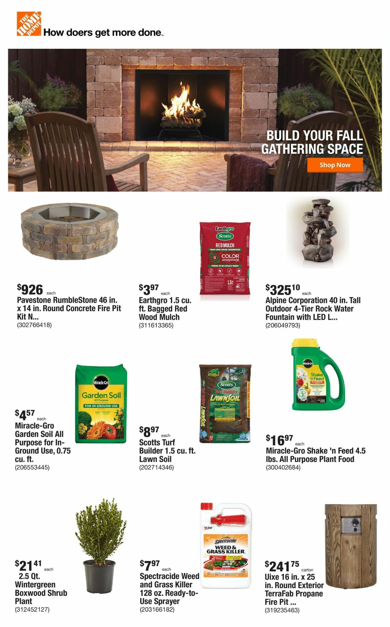 Home Depot Ad from 09/29/2022