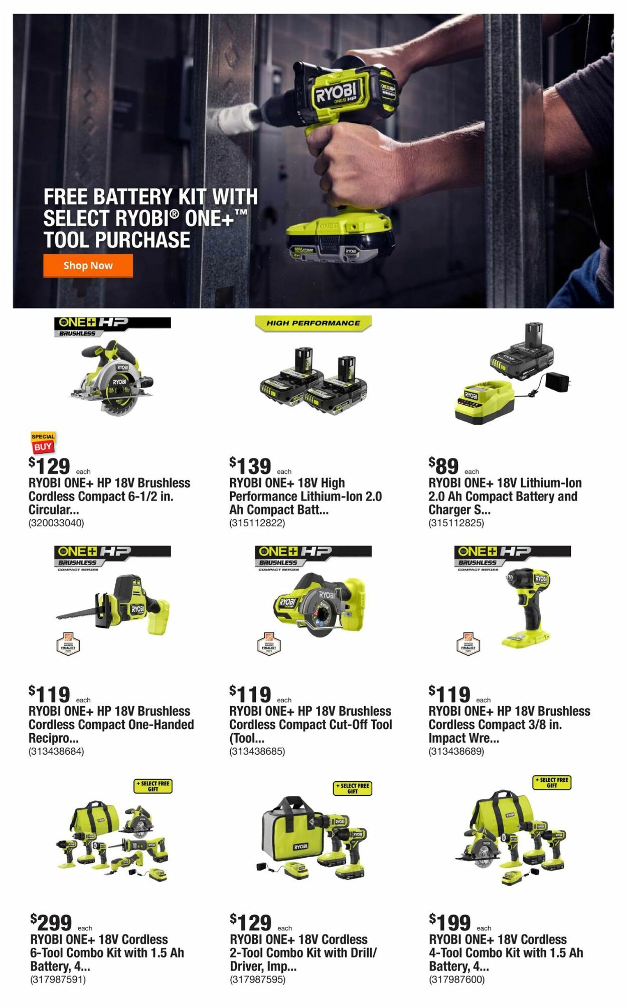 Home Depot Ad from 09/29/2022