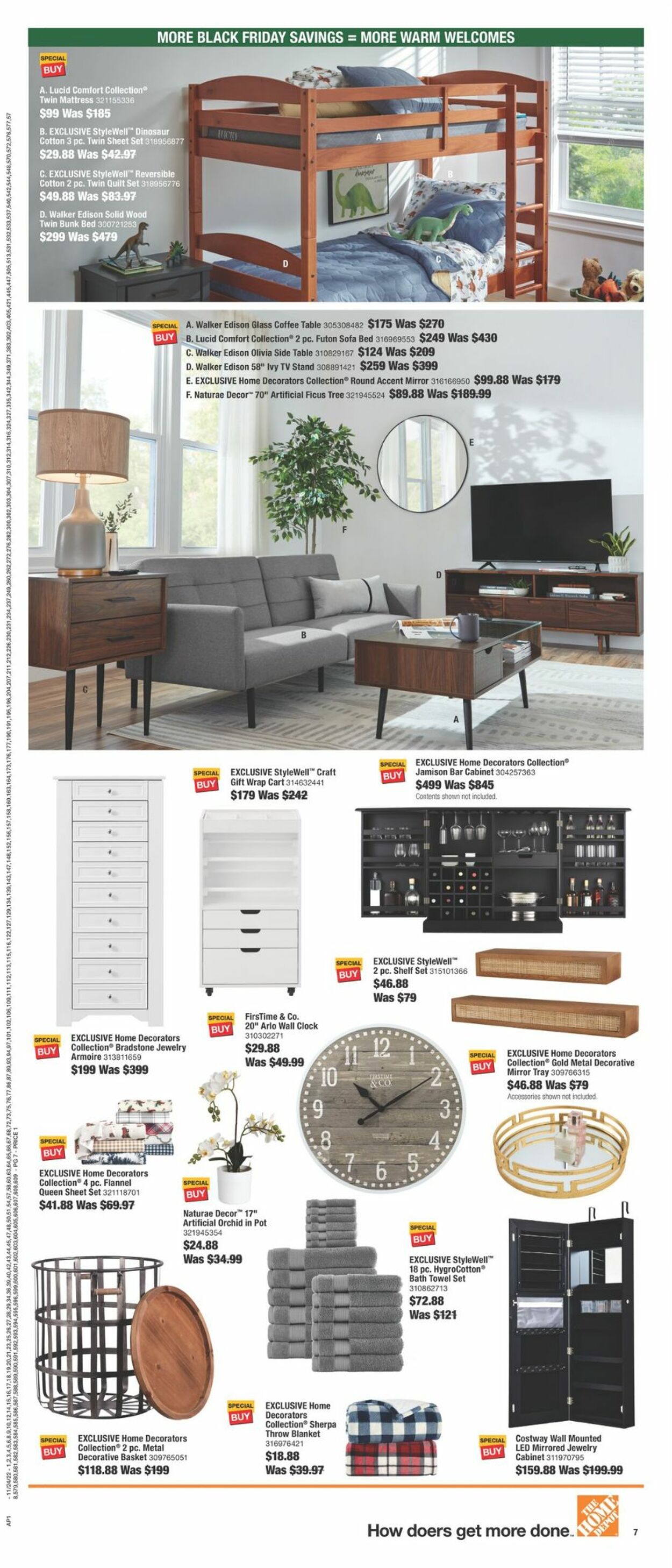 Home Depot Ad from 11/24/2022
