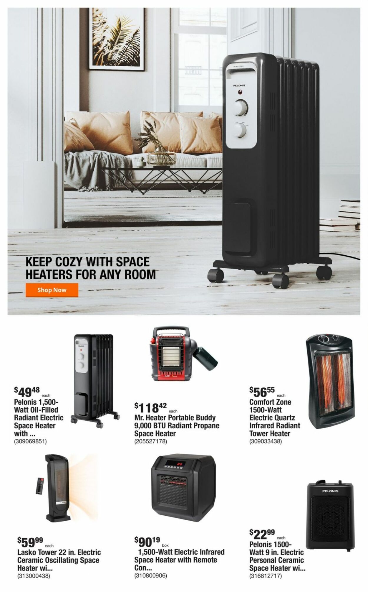 Home Depot Ad from 12/29/2022