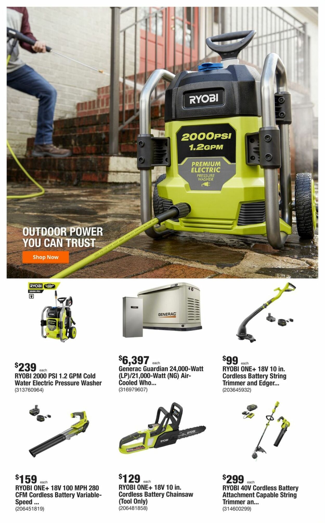 Home Depot Ad from 12/29/2022