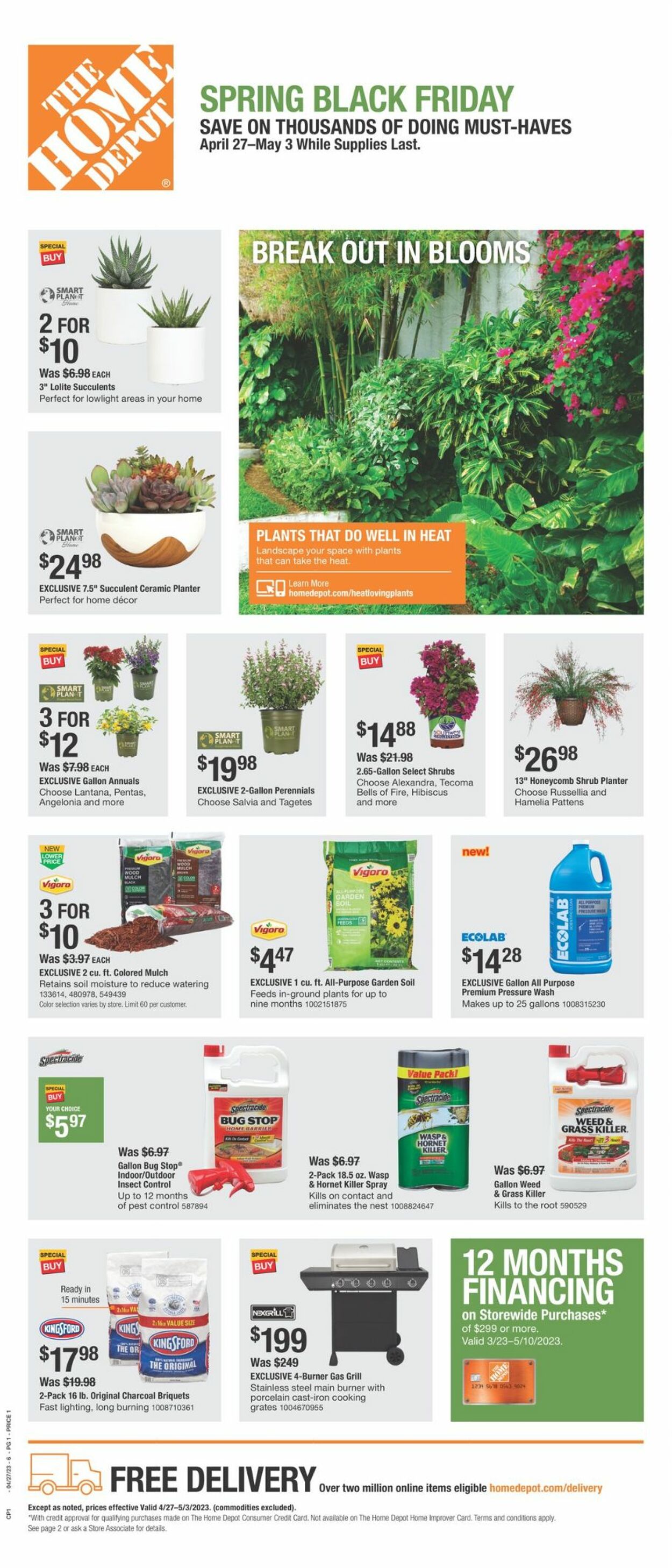 Home Depot Ad from 04/27/2023