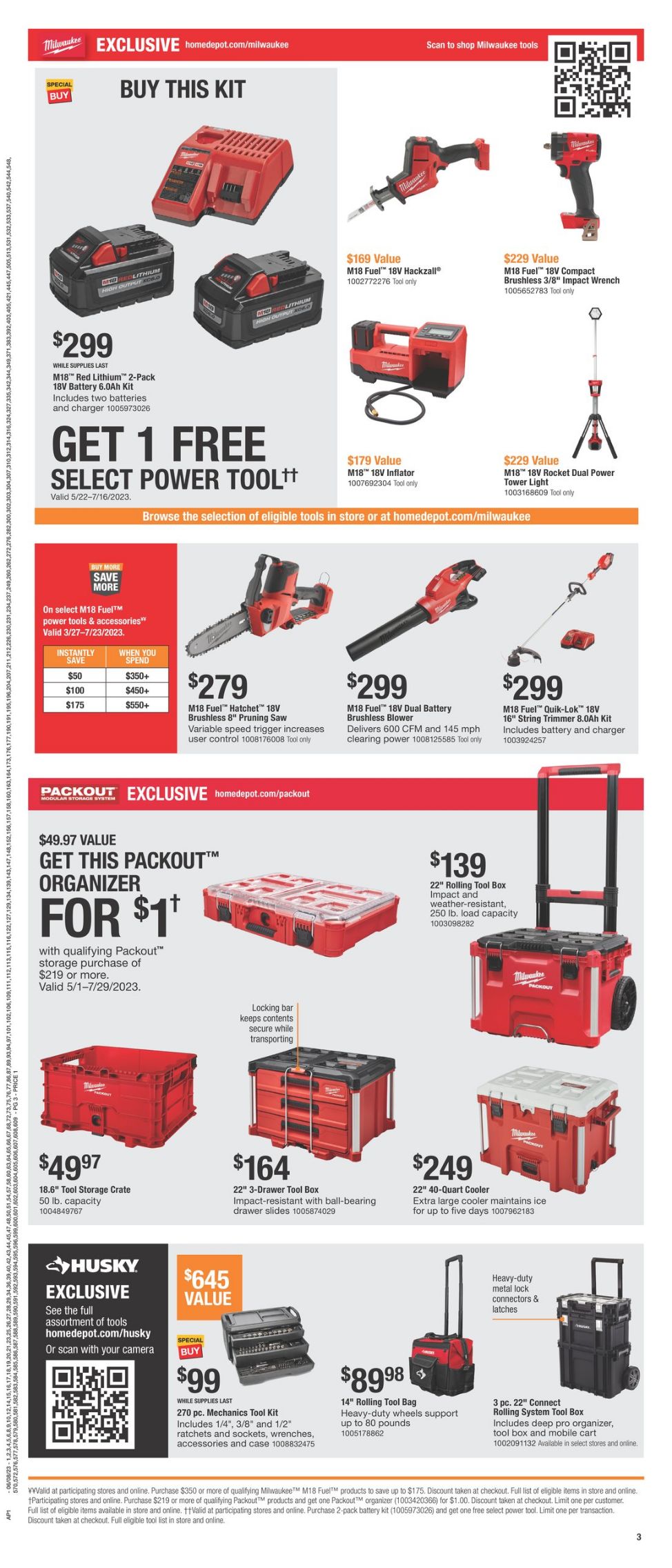 Home Depot Ad from 06/08/2023