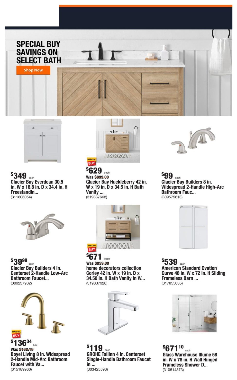 Home Depot Ad from 06/12/2023