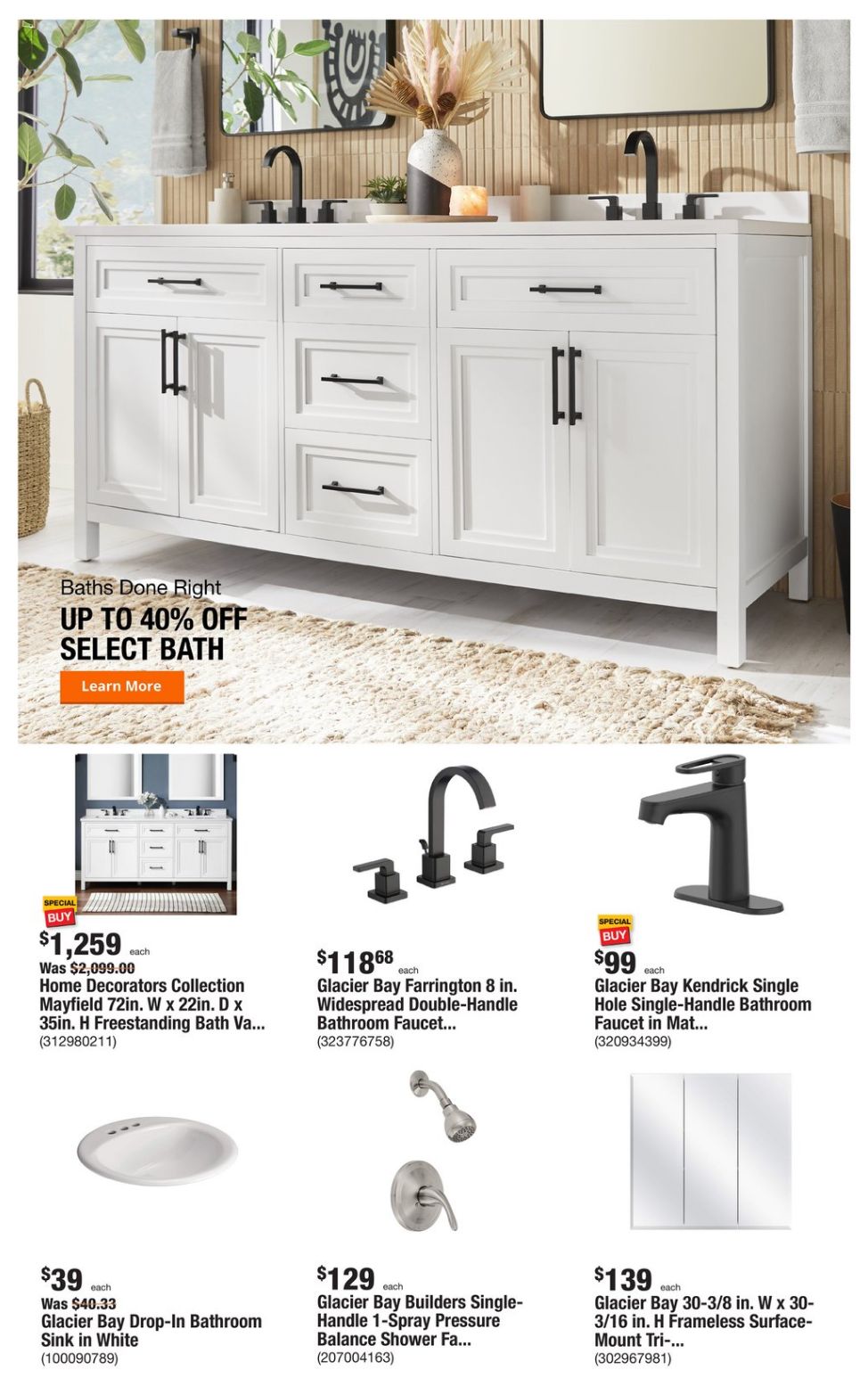Home Depot Ad from 07/05/2023