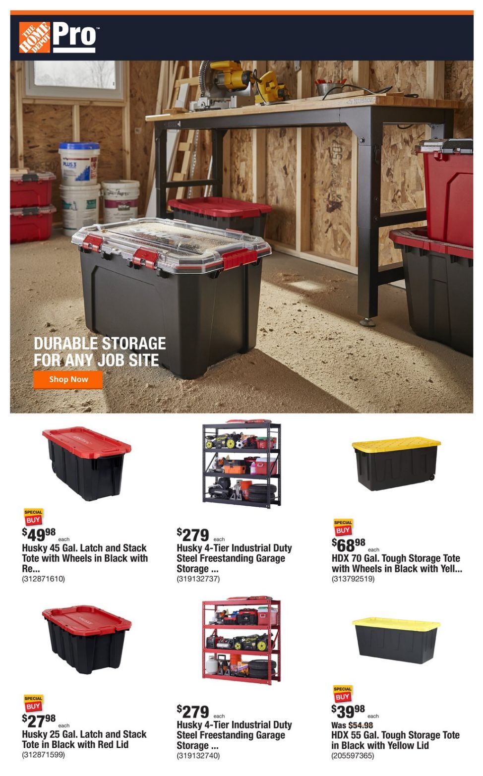 Home Depot Ad from 07/10/2023