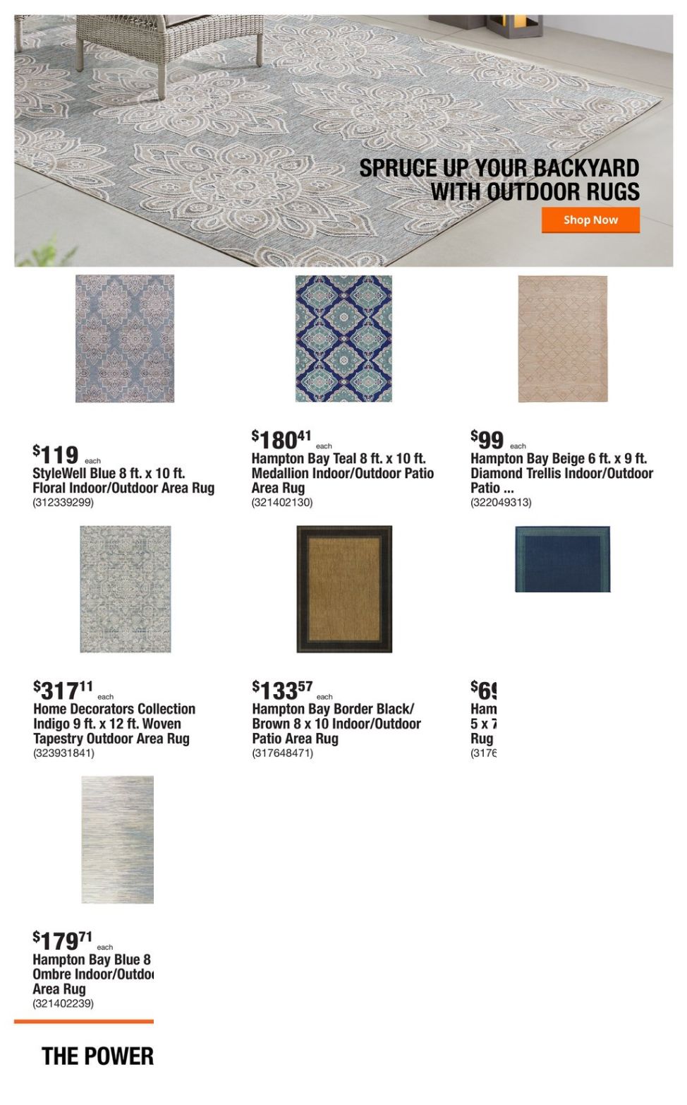 Home Depot Ad from 07/20/2023