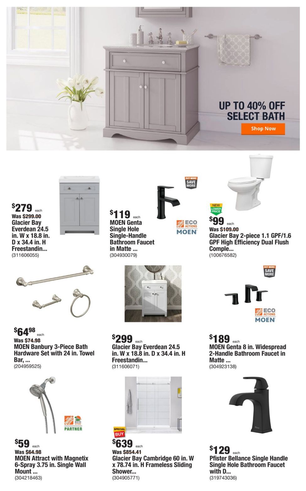 Home Depot Ad from 08/21/2023