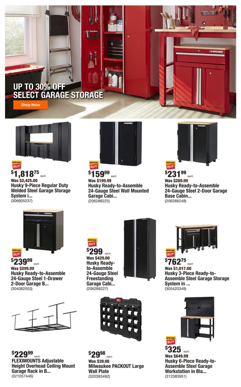 Home Depot Ad from 08/28/2023