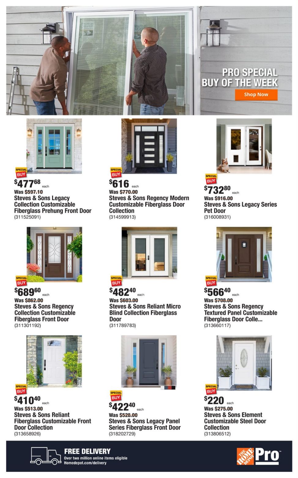Home Depot Ad from 09/11/2023
