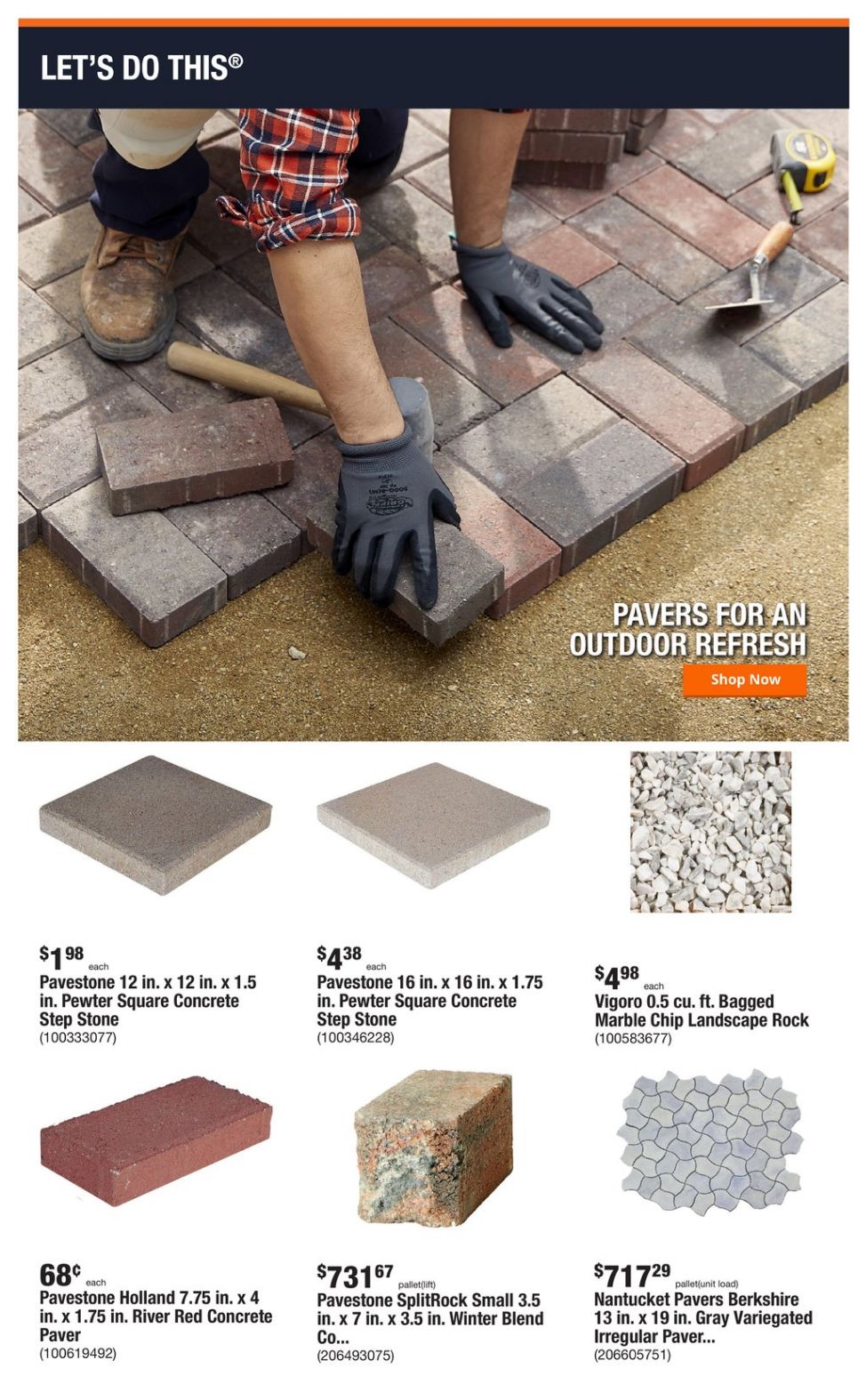 Home Depot Ad from 09/18/2023