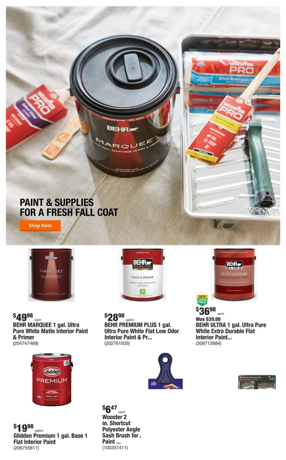 Home Depot Ad from 10/12/2023